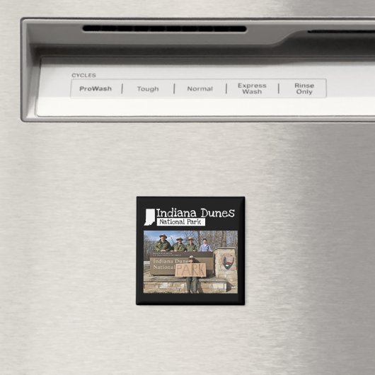 Aangepaste foto - Indiana Dunes National Park Sign Magneet (Insitu (Vaatwasser))