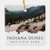 Aangepaste foto Indiana Dunes National Park Souven Keramisch Ornament (Voorkant)