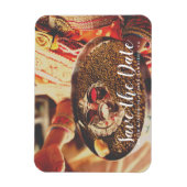 aangepaste foto indiase bruiloft opslaan van de da magneet (Verticaal)