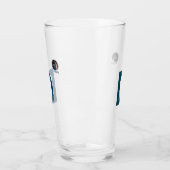 Aangepaste Foto & Initiaal Monogram Sjabloon Glas (Links)