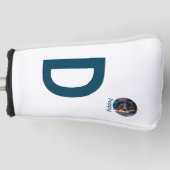 Aangepaste Foto & Initiaal Monogram Sjabloon Golfheadcover (Voorkant)