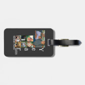 Aangepaste foto-inklage voor 1 trouwdag 7 bagagelabel (Achterkant horizontaal)