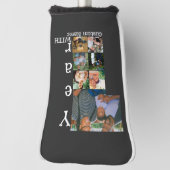 Aangepaste foto-inklage voor 1 trouwdag 7 golfheadcover (Draai 90)