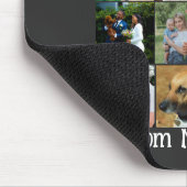 Aangepaste foto-inklage voor 1 trouwdag 7 muismat (Hoek)