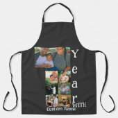 Aangepaste foto-inklage voor 1 trouwdag 7 schort (Voorkant)