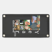 Aangepaste foto-inklage voor 1 trouwdag 7 spandoek (Horizontaal)