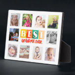 Aangepaste foto-inkollage Grootma-cadeaus op maat Fotoplaat<br><div class="desc">Aangepaste foto-inkollage Grootma-cadeaus op maat</div>