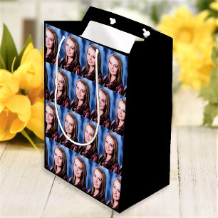 Aangepaste foto-inkolling op maat medium cadeauzakje