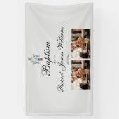 Aangepaste foto-inkt kerstmis achtergrond spandoek (Verticaal)