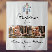 Aangepaste foto-inkt kerstmis achtergrond wandkleed