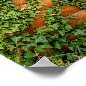 Aangepaste foto-inktjus op log Cabin Wall-portret Poster (Hoek)