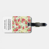 Aangepaste foto-inktpatronen en -vlinders bagagelabel (Achterkant horizontaal)