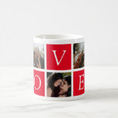 Aangepaste foto-inkuilcoupons LOVE Romantic Koffiemok (Center)