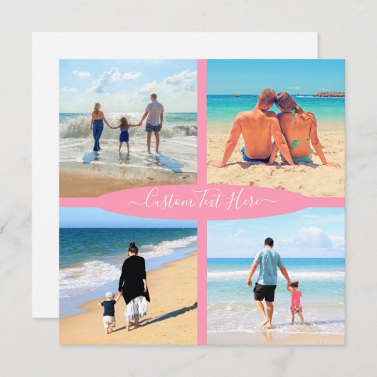 Aangepaste foto-inkuilfamilie liefde persoonlijke (Voorkant / Achterkant)