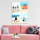 Aangepaste foto-inkuilfamilie liefde persoonlijke canvas afdruk (Insitu (Woonkamer))