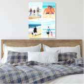 Aangepaste foto-inkuilfamilie liefde persoonlijke canvas afdruk (Insitu (Slaapkamer))