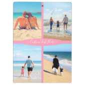 Aangepaste foto-inkuilfamilie liefde persoonlijke  klembord (Achterkant)