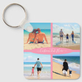 Aangepaste foto-inkuilfamilie liefde persoonlijke  sleutelhanger (Voorkant)