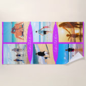 Aangepaste foto-inkuiling voor handdoeken Uw tekst (Voorkant)