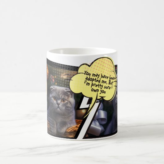 Aangepaste foto-inkuillam op papier koffiemok (Center)