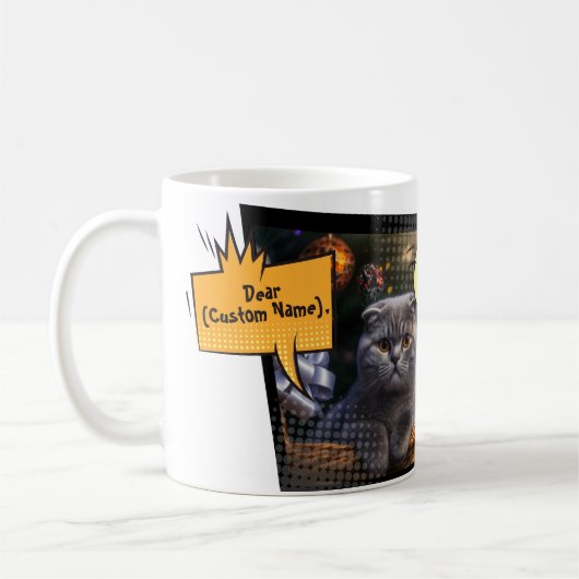 Aangepaste foto-inkuillam op papier koffiemok (Links)