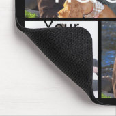 Aangepaste foto-inkuilmousepad Voeg 4 foto's toe + Muismat (Hoek)