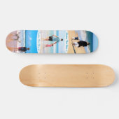 Aangepaste foto-inkuiltekaart Uw foto's Persoonlijk Skateboard (Horizontaal)