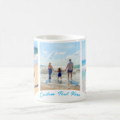 Aangepaste foto-inkuiltekst Mok je familiefoto's (Center)