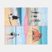 Aangepaste foto-inkuiltekstvullingen fleece deken (Voorkant (Horizontaal))