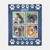 Aangepaste foto-inlegbladen fleece deken (Voorkant)