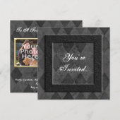 Aangepaste foto-inname of partijuitnodigingen kaart (Voorkant / Achterkant)