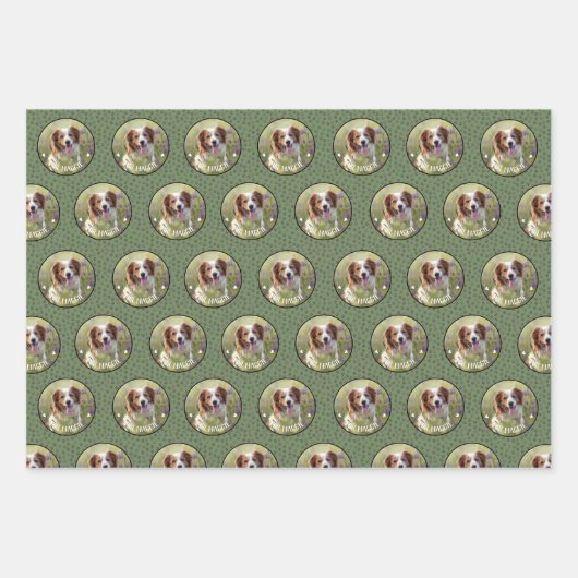 Aangepaste foto inpakpapier vel (Voorkant 3)