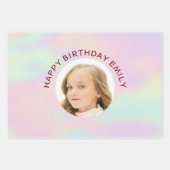 Aangepaste foto inpakpapier vel (Voorkant)