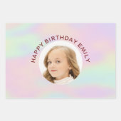 Aangepaste foto inpakpapier vel (Voorkant 3)