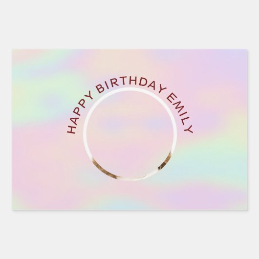 Aangepaste foto inpakpapier vel (Voorkant 3)