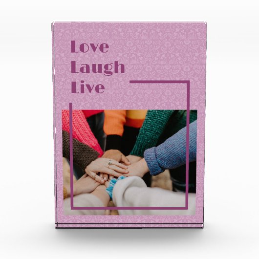 Aangepaste foto Inspirerend geschenken voor Vrouwe (Voorkant)