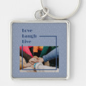 Aangepaste foto Inspirerend geschenken voor Vrouwe Sleutelhanger (Voorkant)