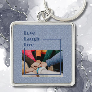 Aangepaste foto Inspirerend geschenken voor Vrouwe Sleutelhanger