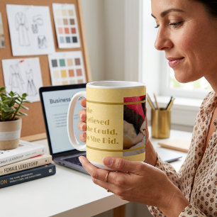 Aangepaste foto inspirerende cadeaus voor vrouwen koffiemok