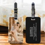 Aangepaste foto Instagram Bagagelabel<br><div class="desc">Maak uw reizen onvergetelijk met deze gepersonaliseerde foto Instagram bagagelabel. Laat je favoriete Instagram-waardige foto zien en voeg een unieke en stijlvolle touch toe aan je tassen. Dit duurzame label zorgt voor een eenvoudige identificatie en biedt ruimte voor persoonlijke informatie, waardoor uw bagage veilig en chique blijft. Perfect voor frequente...</div>