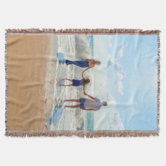 Aangepaste foto-insteeksleuf voor uw eigen ontwerp deken (Voorkant)