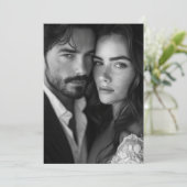 Aangepaste foto Invoegen DIY Wedding Suite QR-code Kaart (Staand voorkant)