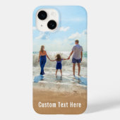 Aangepaste foto iPhone Case Gift Your Photos and T (Achterkant)