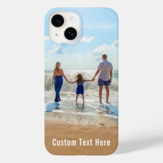 Aangepaste foto iPhone Case Gift Your Photos and T (Achterkant)