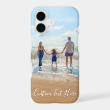 Aangepaste foto iPhone Case met tekst
