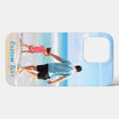 Aangepaste foto iPhone Case Uw foto's en tekst (Achterkant (horizontaal))