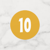 Aangepaste foto, jaar & tekst party confetti (Kleine voorkant)