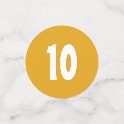 Aangepaste foto, jaar & tekst party confetti (Kleine voorkant)