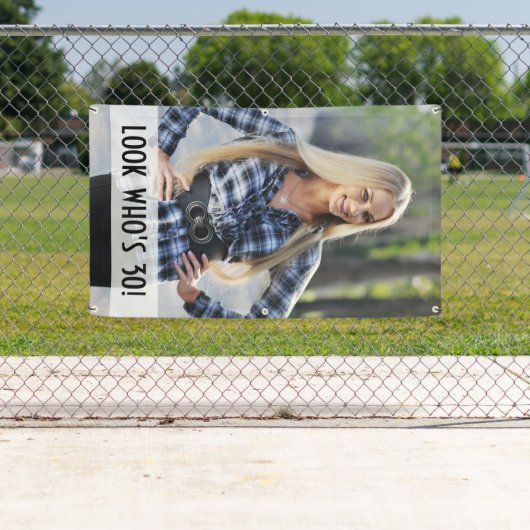 Aangepaste foto-jaarbanner spandoek (Insitu)