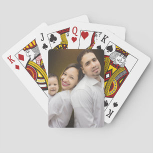 Aangepaste foto Je Afbeelding toevoegen Pokerkaarten